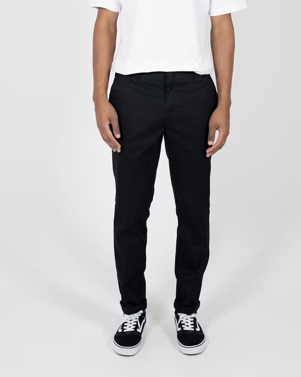 DICKIES 872 Slim Fit Pants - Black - VENUE.