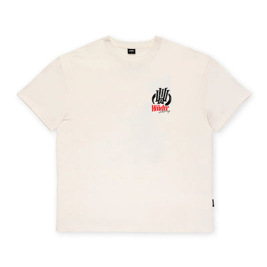 WNDRR Skyline Box Fit Mens Tee - Off White