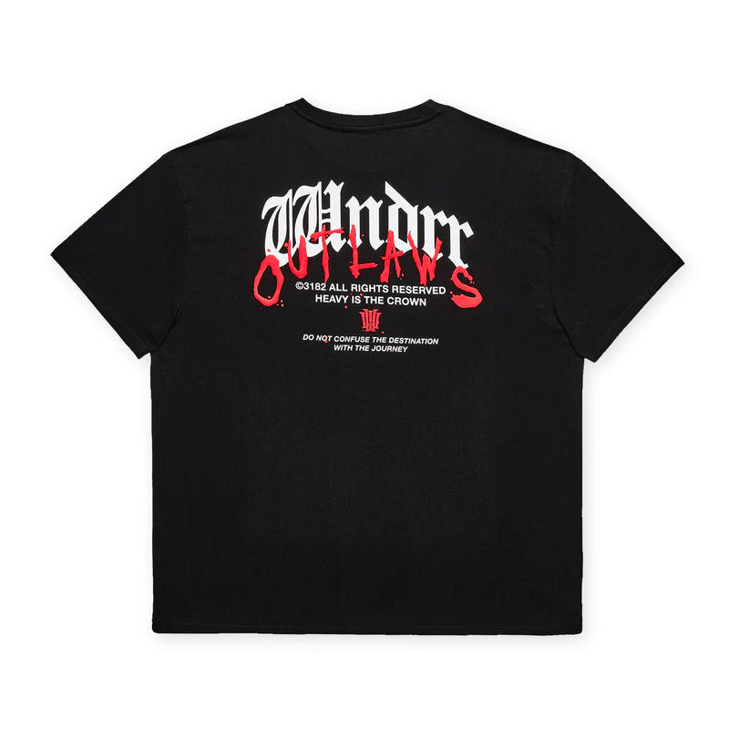 WNDRR Renegade Box Fit Mens Tee - Black