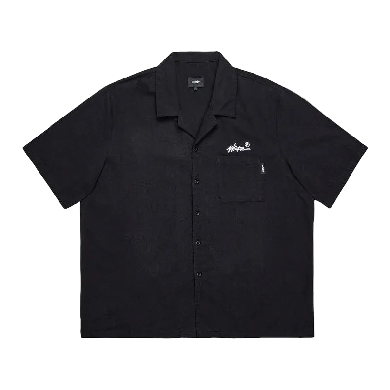 WNDRR Script S/S Mens Shirt - Black