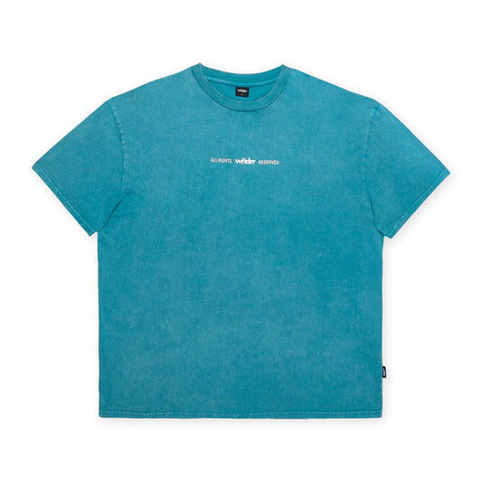WNDRR Highborn Box Fit Mens Tee - Washed Blue