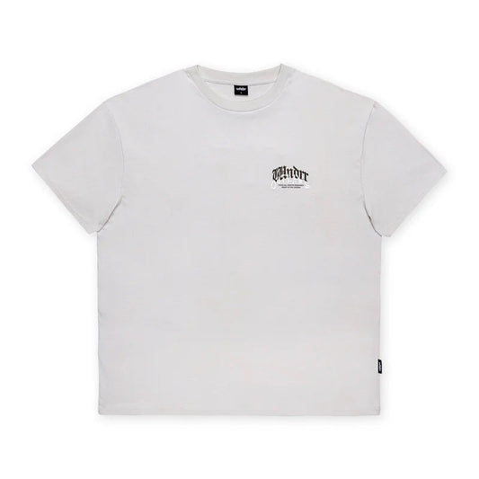 WNDRR Renegade Box Fit Mens Tee - Oyster