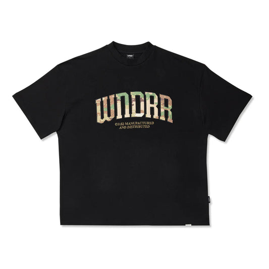 WNDRR Protocol Heavy Weight Mens Tee - Black