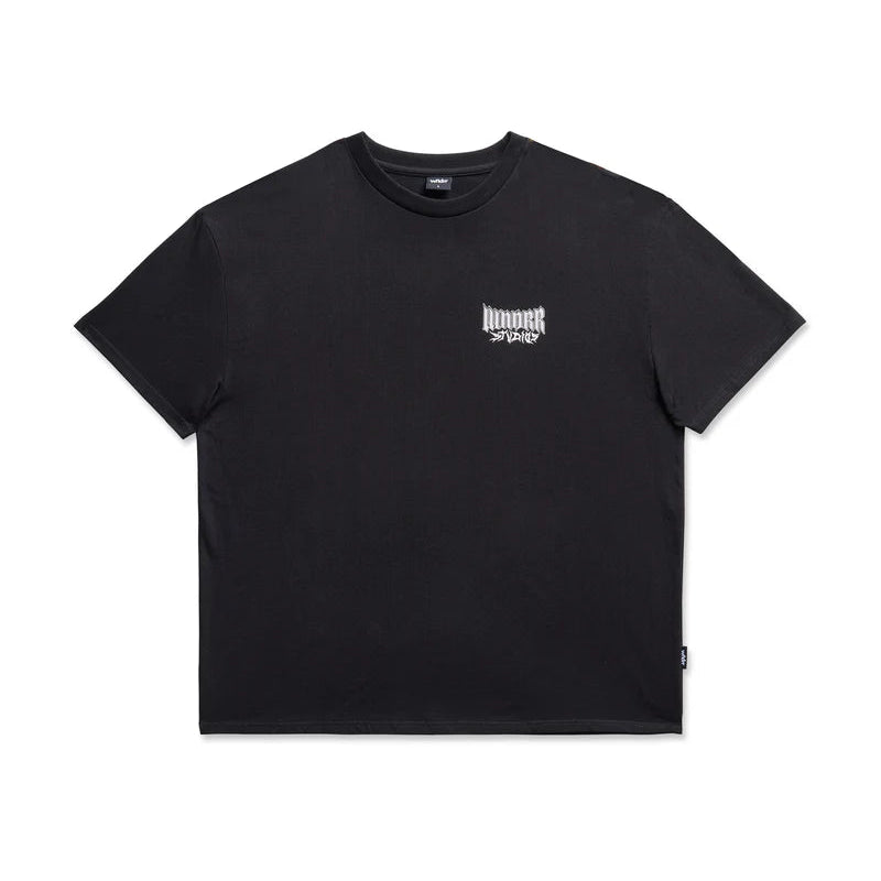 WNDRR Bleach Box Fit Mens Tee - Black