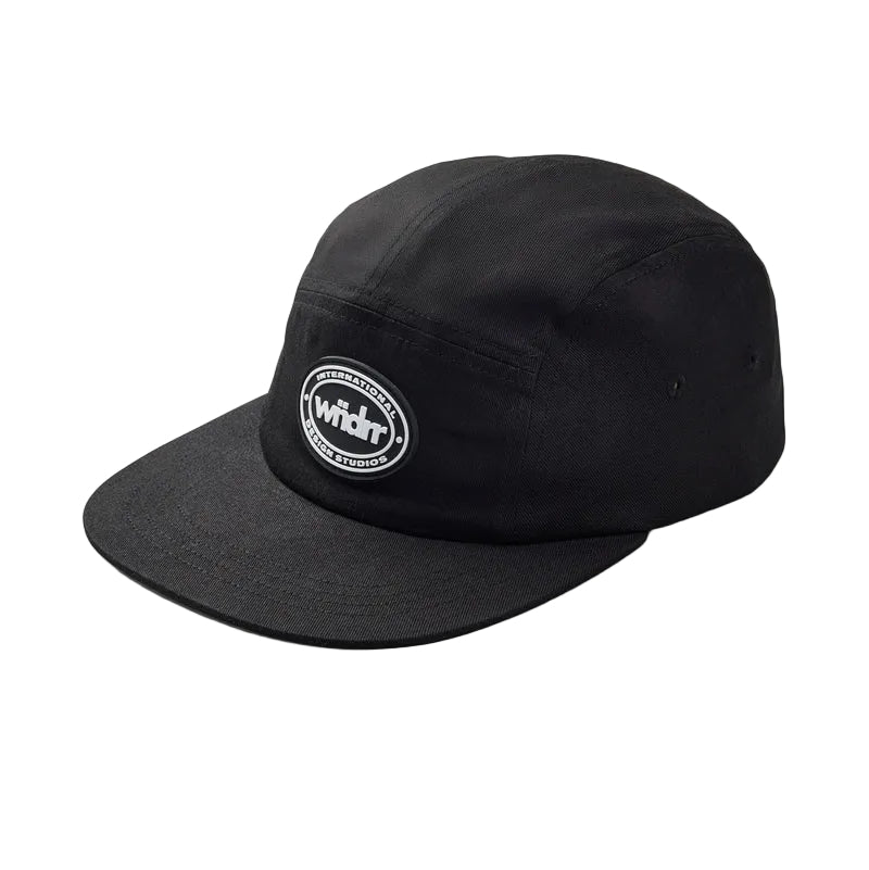 WNDRR Token 5 Panel Strapback Cap - Black