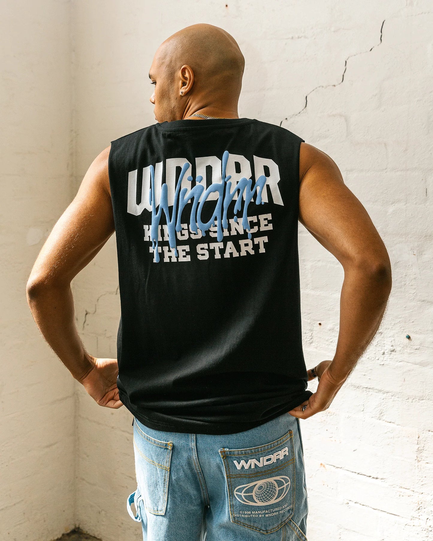 WNDRR Top Tier Mens Muscle Tank - Black