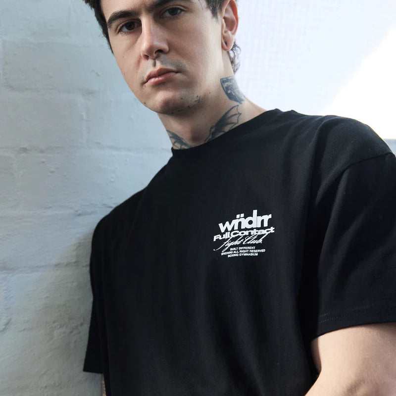WNDRR Full Contact Box Fit Mens Tee - Black