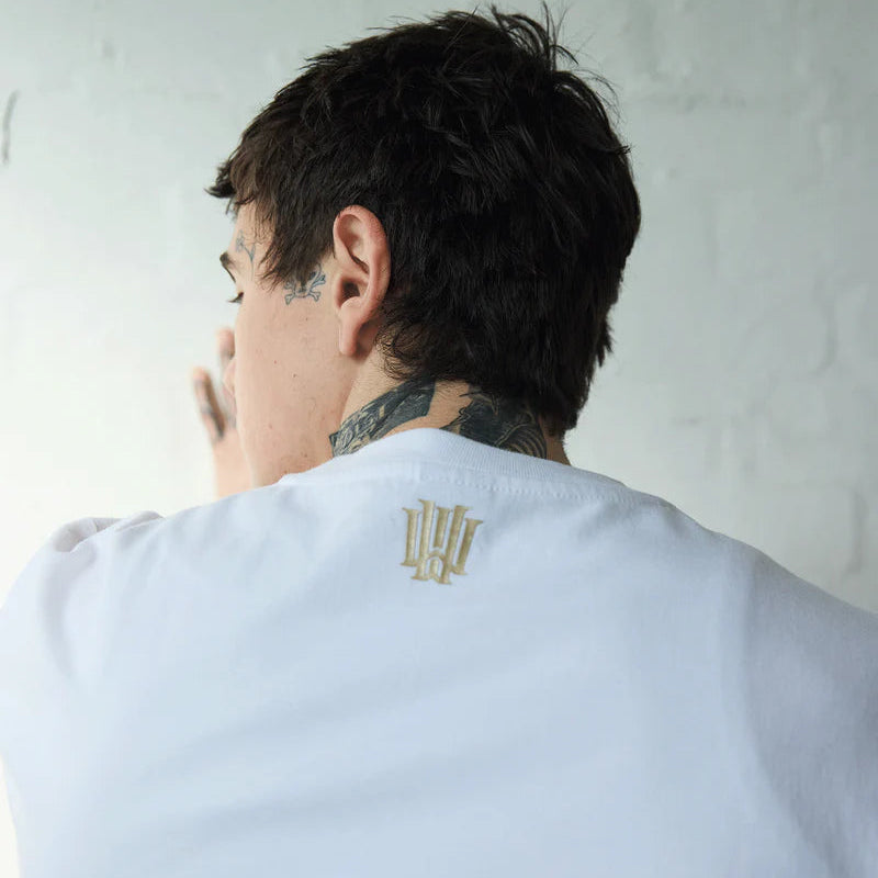 WNDRR Atelier Box Fit Mens Tee - White