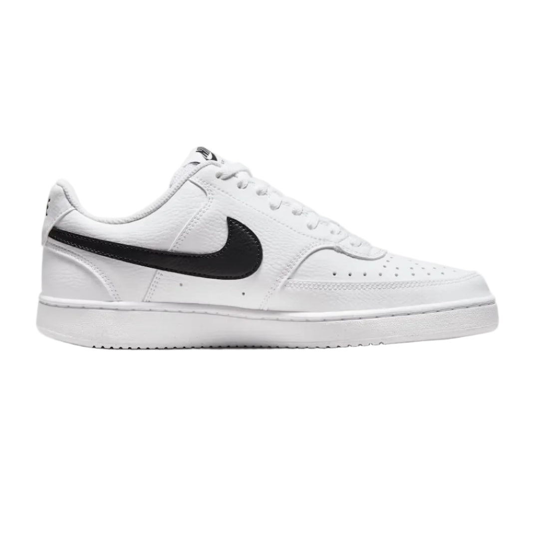 NIKE Court Vision Next Nature Low Shoe - White/White/Black