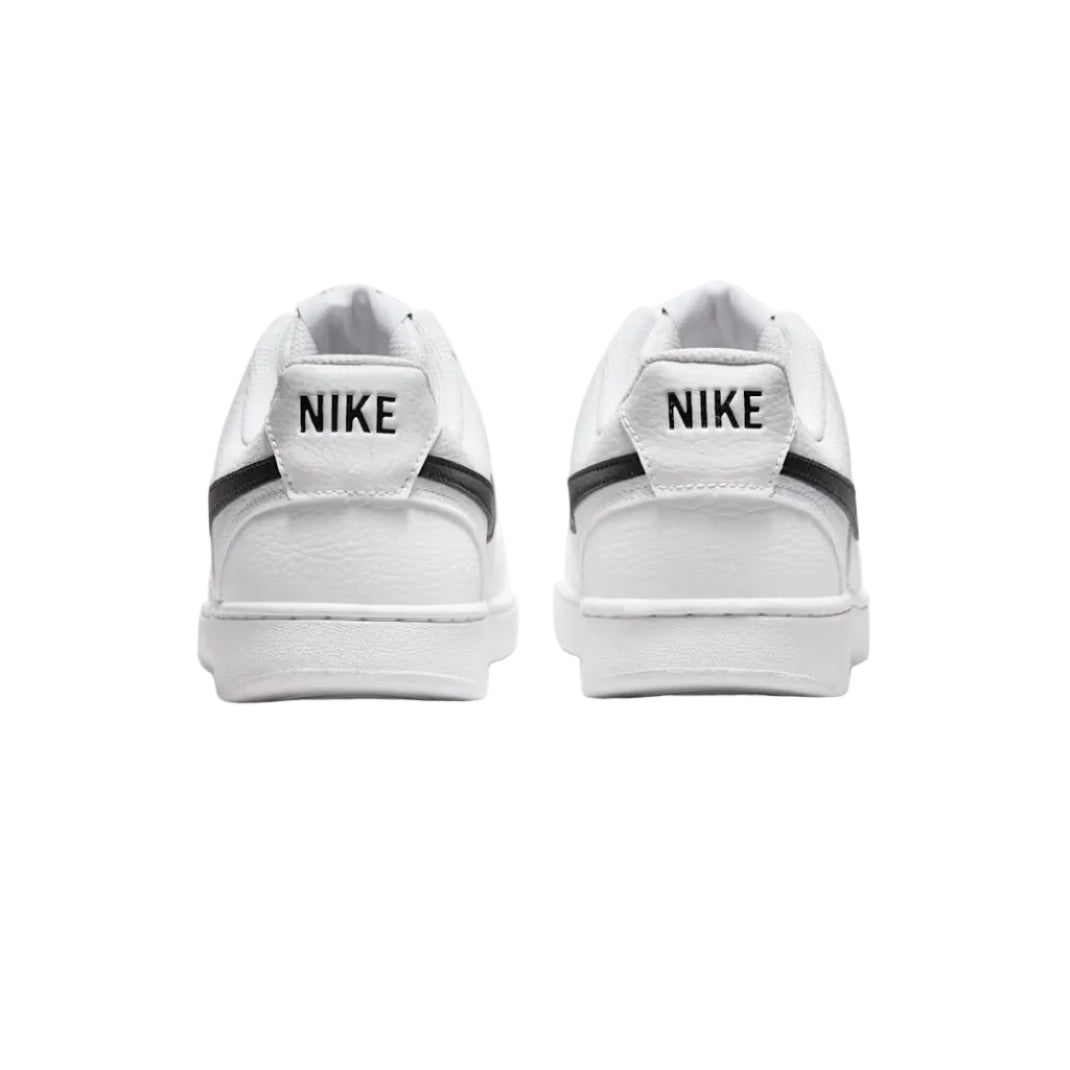 NIKE Court Vision Next Nature Low Shoe - White/White/Black