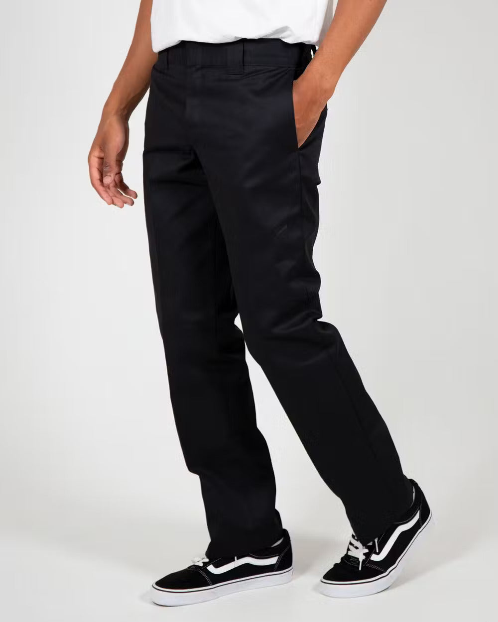 DICKIES 873 Slim Straight Fit Pants - Black - VENUE.