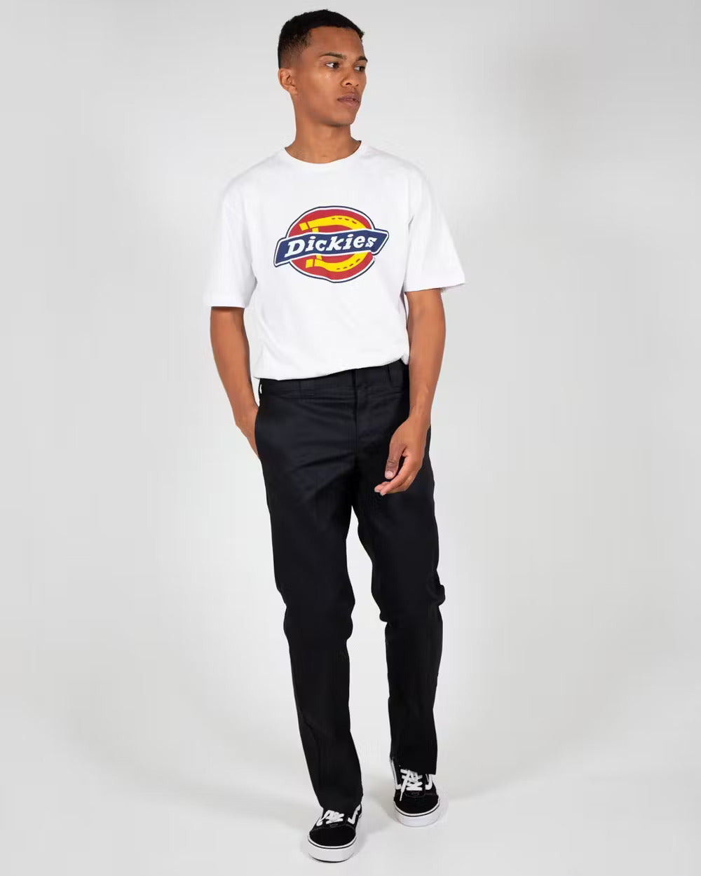 DICKIES 873 Slim Straight Fit Pants - Black - VENUE.