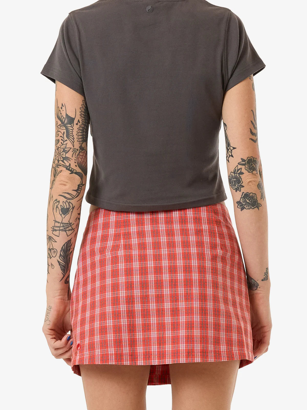 WORSHIP Class Womens Micro Wrap Skirt - Tomato Red