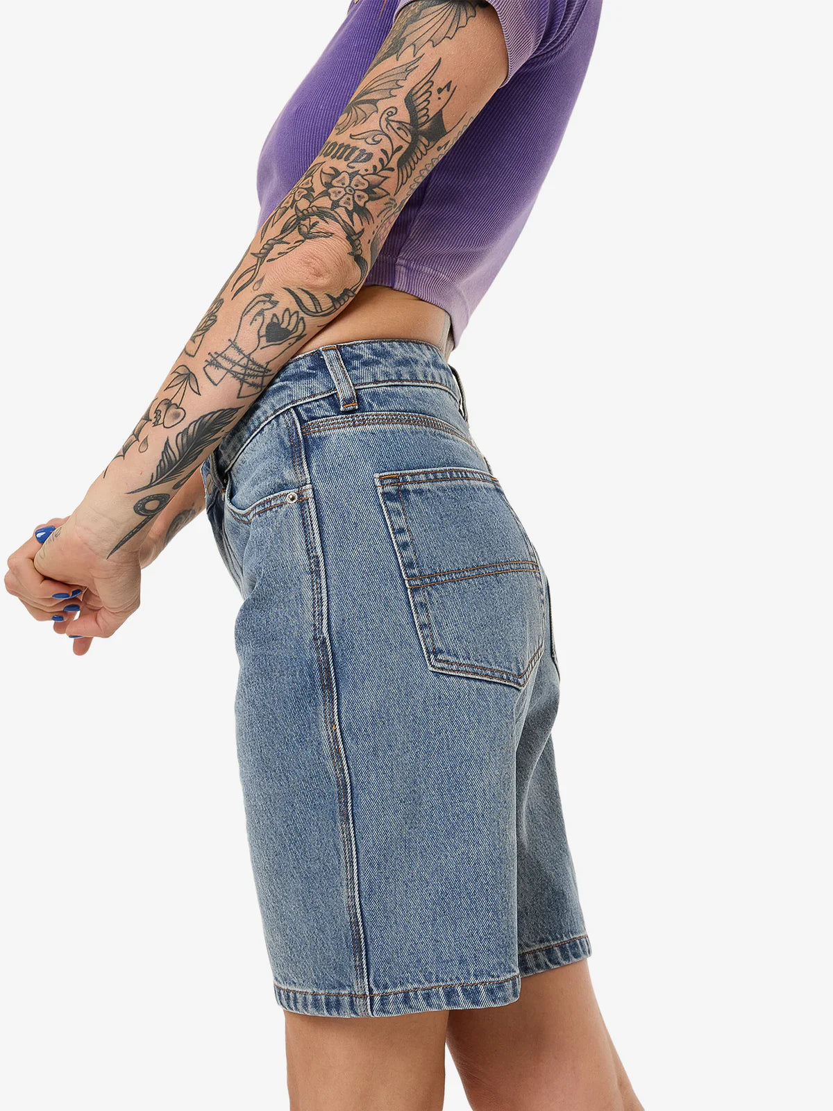 WORSHIP Floater Womens Carpenter Shorts - Storm Blue