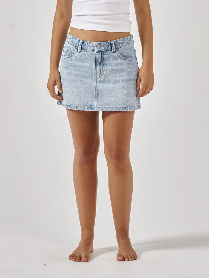 THRILLS Sophie Womens Denim Skirt - Ash Blue