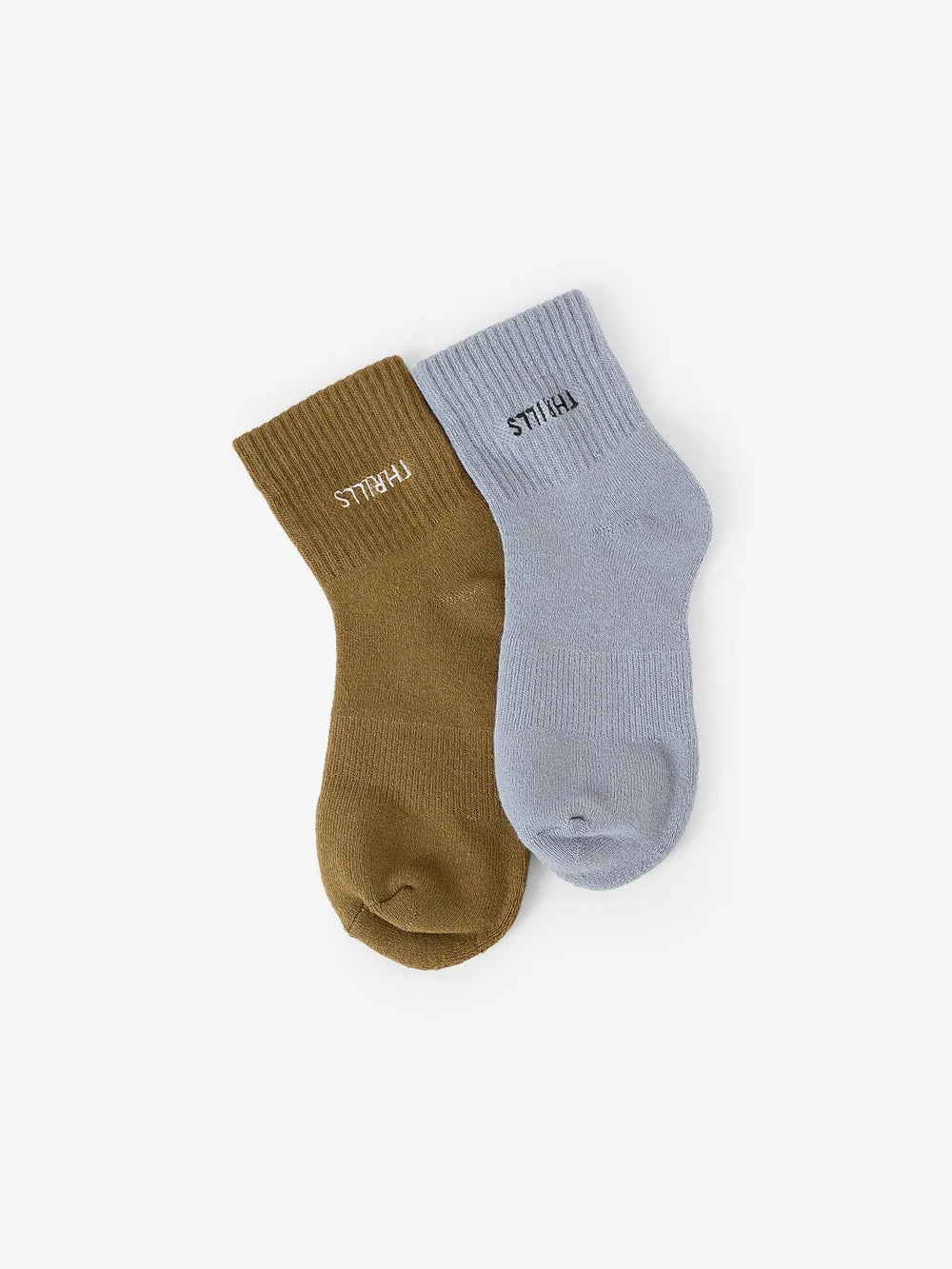 THRILLS Minimal 2pk Socks - Iceberg/Tarmac