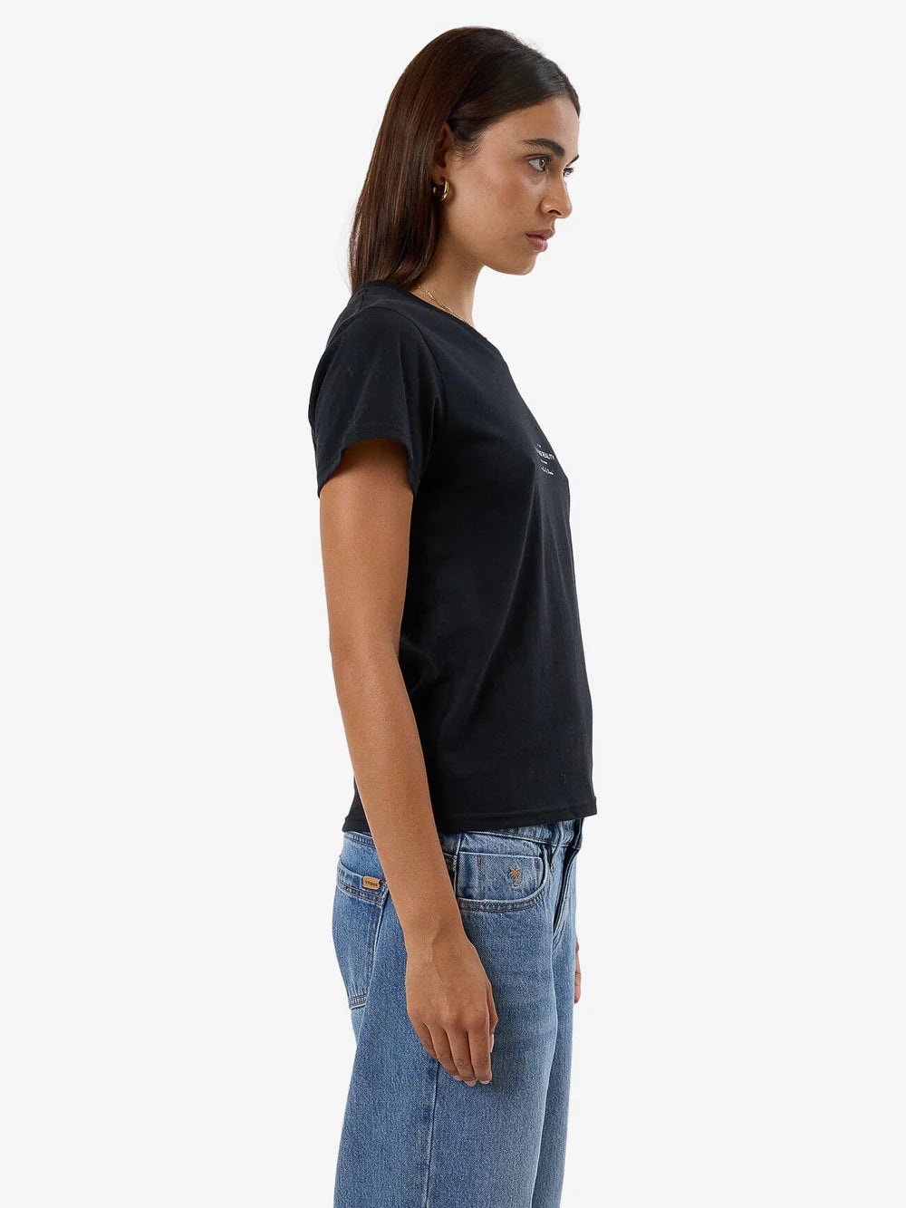 THRILLS Acclaim Everyday Womens Tee - Washed Black