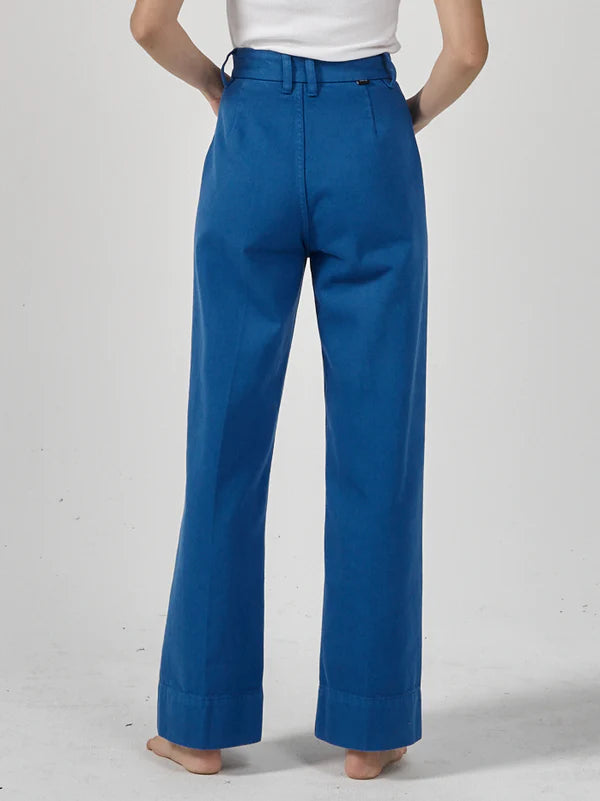 THRILLS Belle Full Length Womens Chino Pant - Lapis Blue