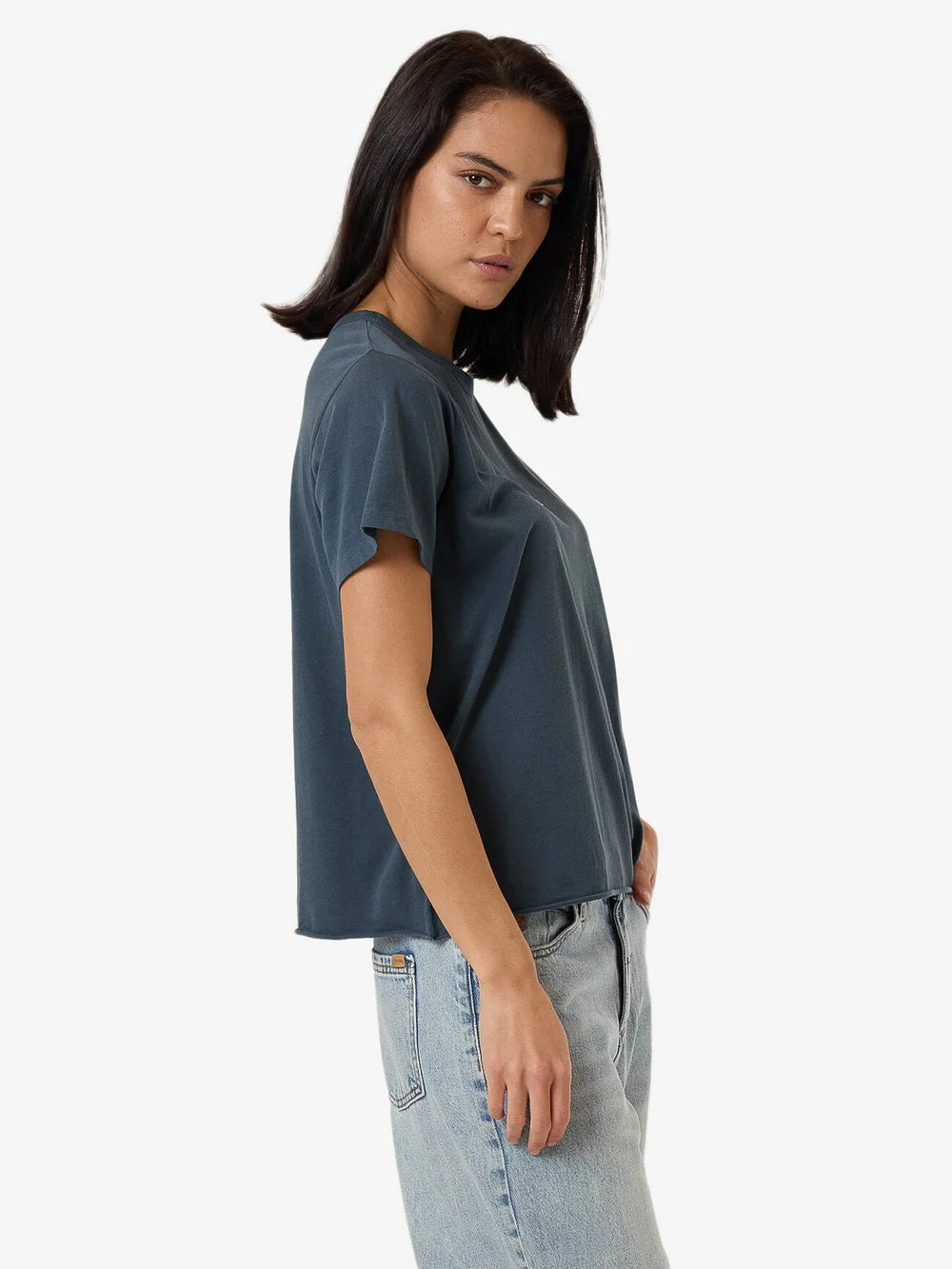 THRILLS Minimal Thrills Relaxed Womens Tee - Dark Slate