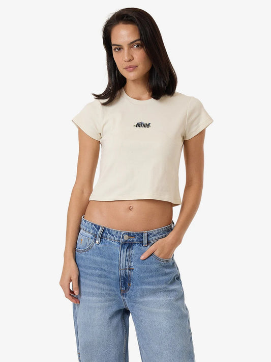 THRILLS Natural Thrills Womens Mini Tee - Heritage White