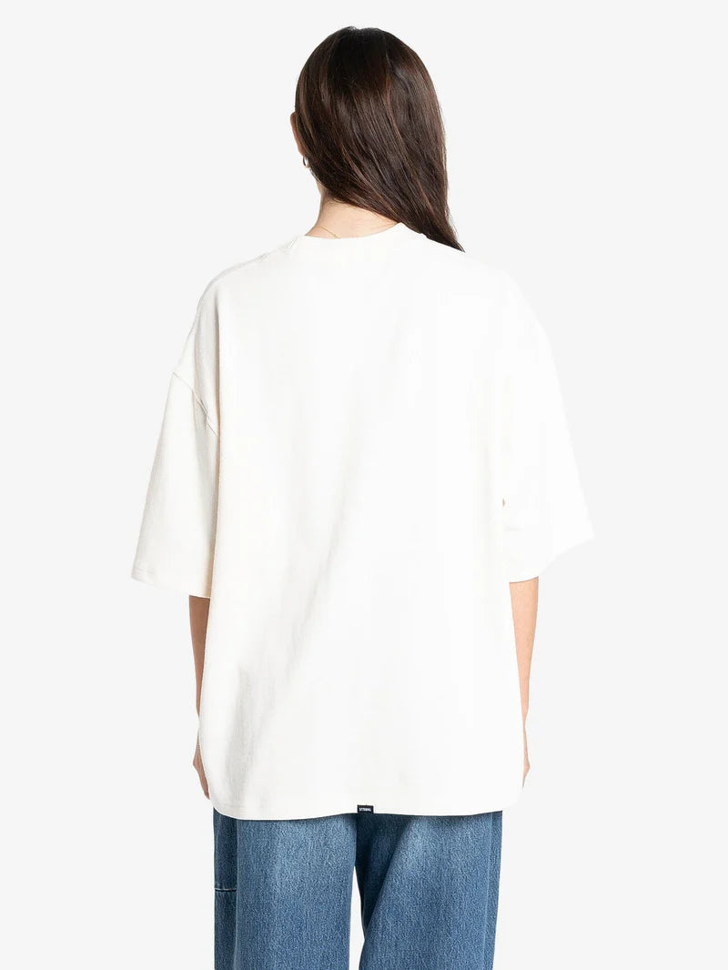 THRILLS Signature Oversized Womens Tee - Heritage White