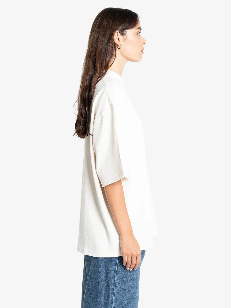 THRILLS Signature Oversized Womens Tee - Heritage White