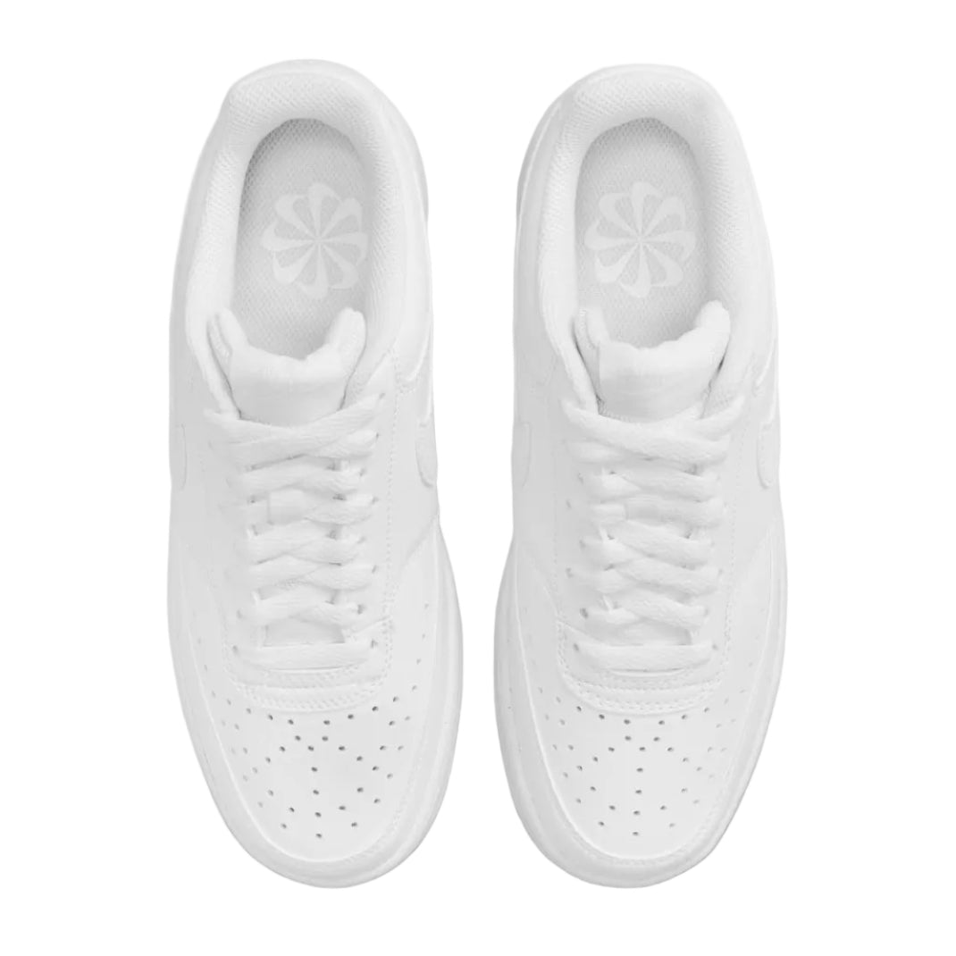 NIKE Court Vision Next Nature Low Shoe - White/White/White