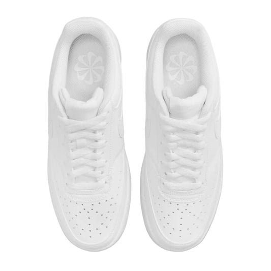 NIKE Court Vision Next Nature Low Shoe - White/White/White