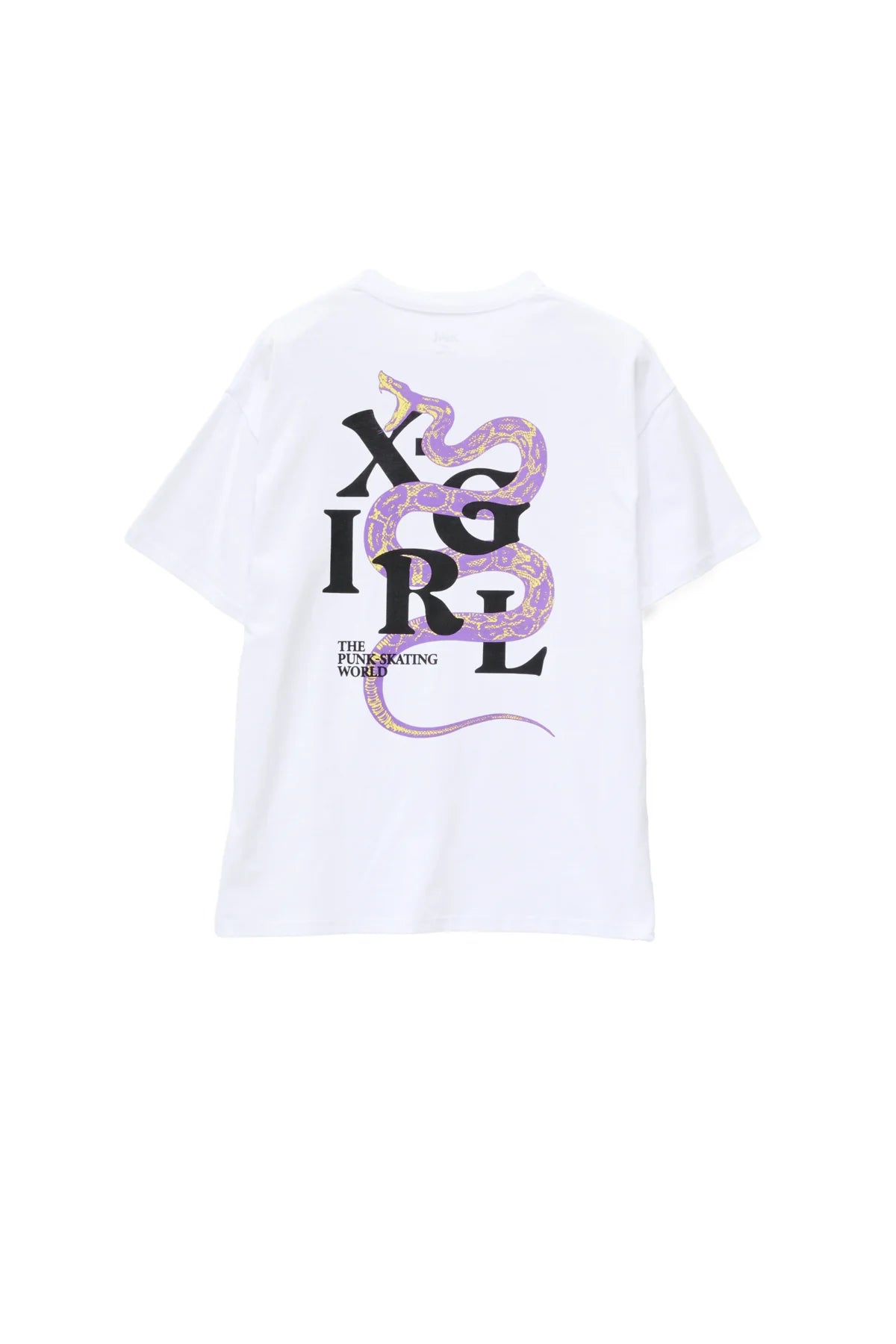 XGIRL Snake Relaxed Womens Tee - White