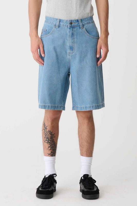 XLARGE Bull Denim 91 Mens Short - Mid Blue