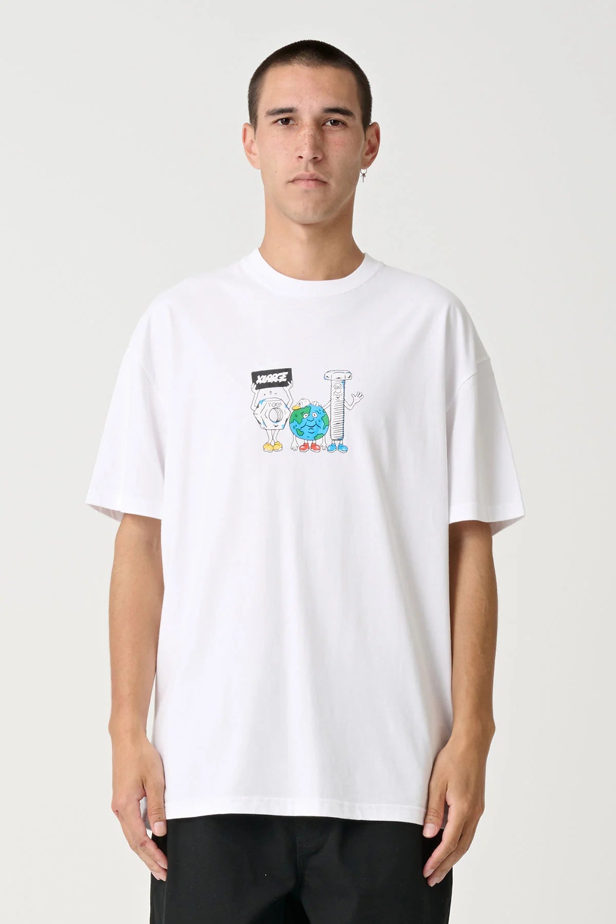 XLARGE Trio Mens Tee - Solid White
