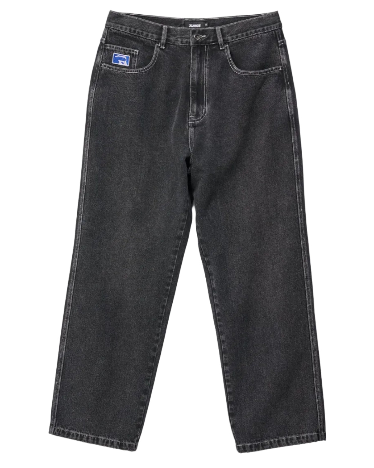 XLARGE College Star Bull Denim Pant - Worn Black