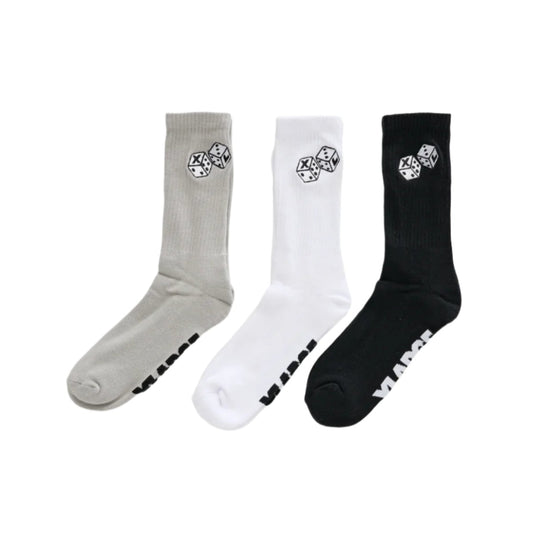 XLARGE XL Dice 3pk Mens Socks - Multi