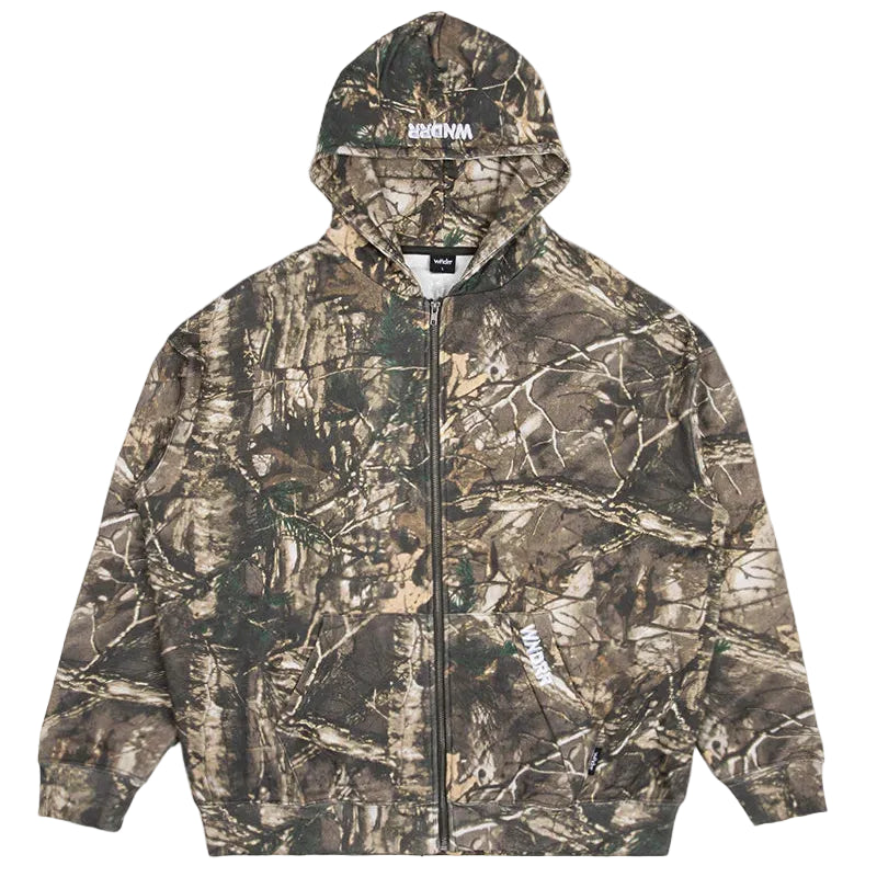 WNDRR Halo Mens Zip Hoodie - Camo