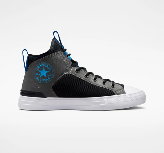 CONVERSE Chuck Taylor Ultra Mens Mid Shoe - Black/Cyber Grey/Dial Up Blue