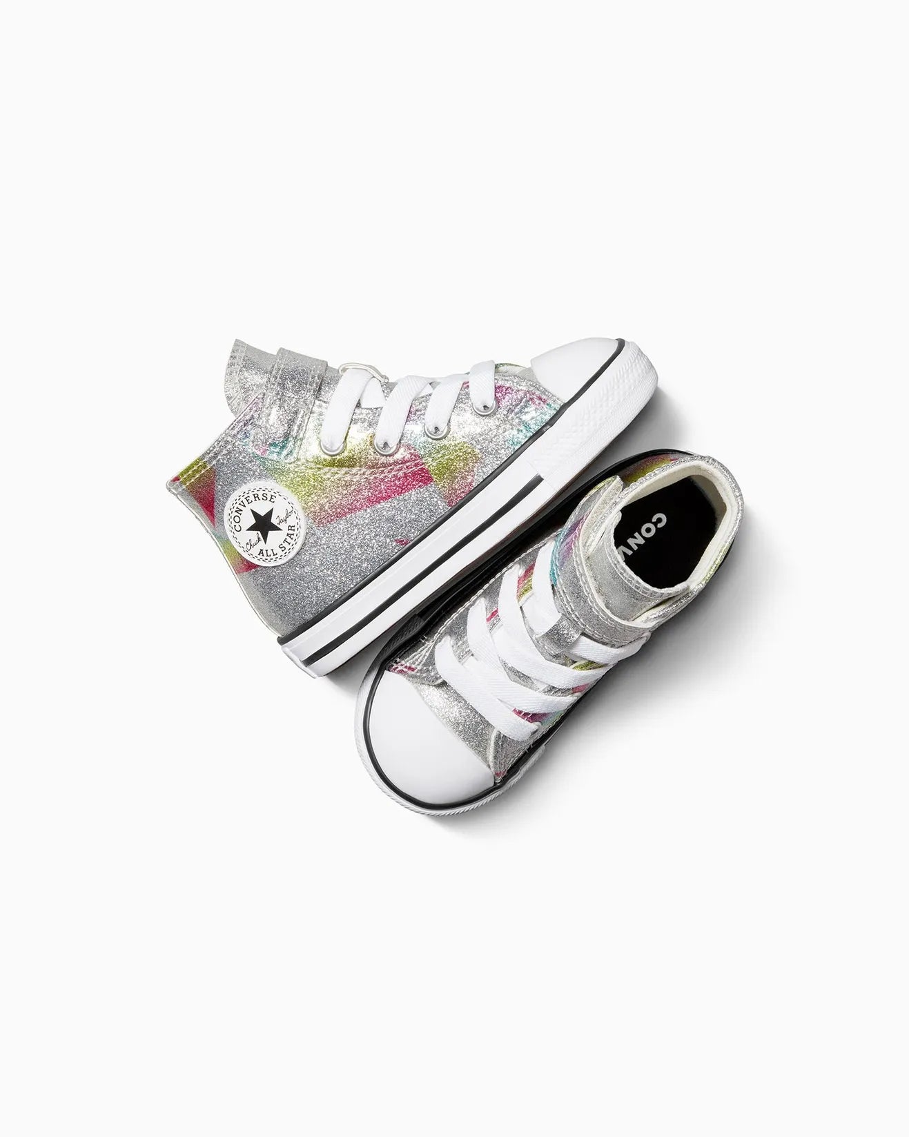 Aqua clearance glitter converse