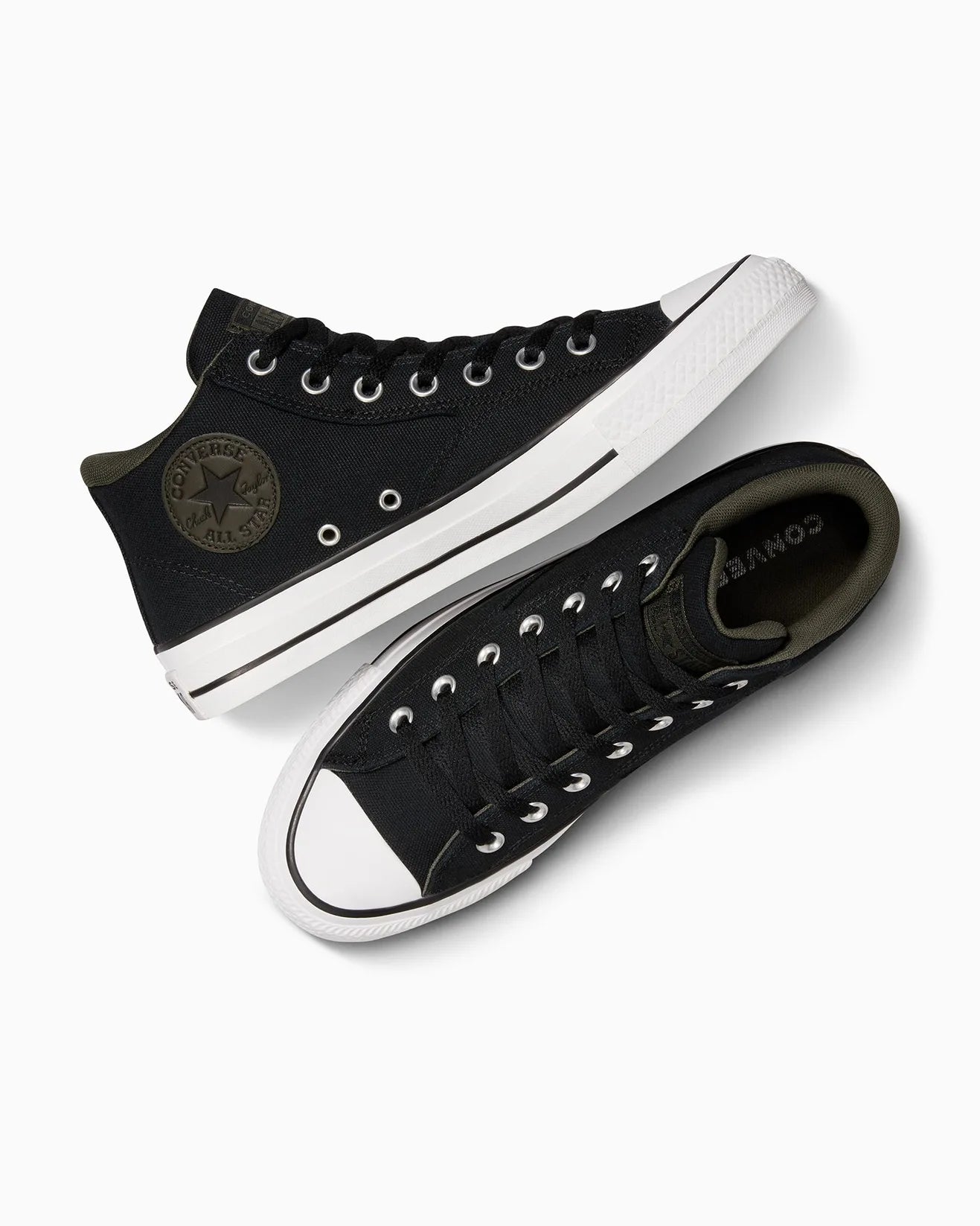 Green and 2025 white converse