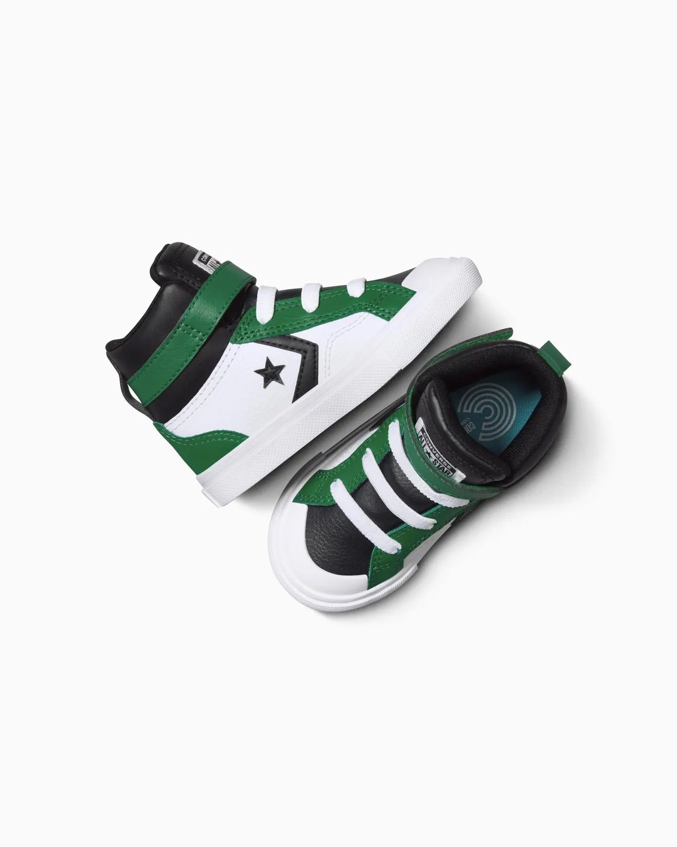 CONVERSE Pro Blaze Strap Infant Hi Shoe - White/Green/Black