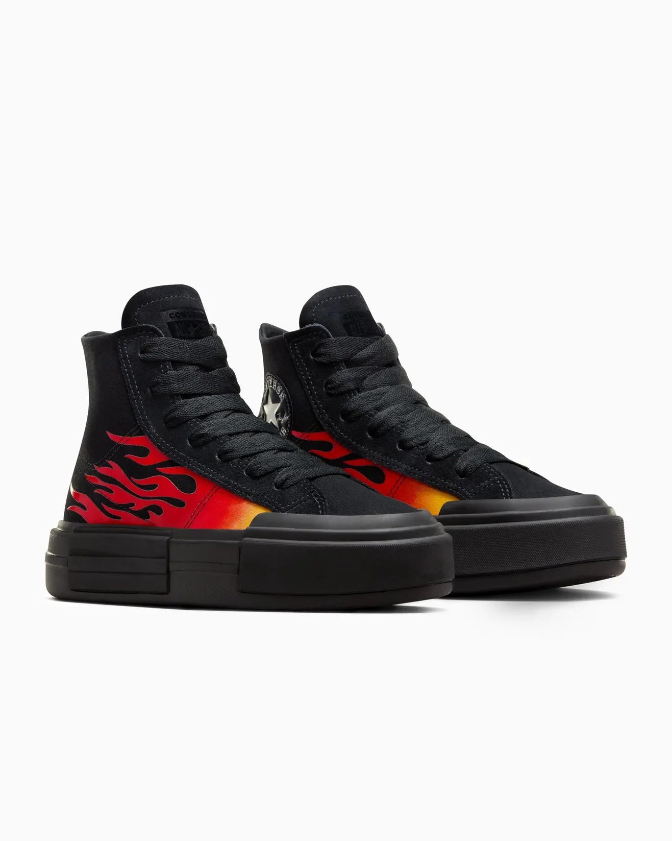 CONVERSE Chuck Taylor All Star Cruise Flames Hi Shoe - Black/Enamel Red/Black