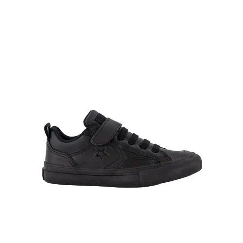 CONVERSE Pro Blaze Strap Youth Low Shoe - Black/Black/Black