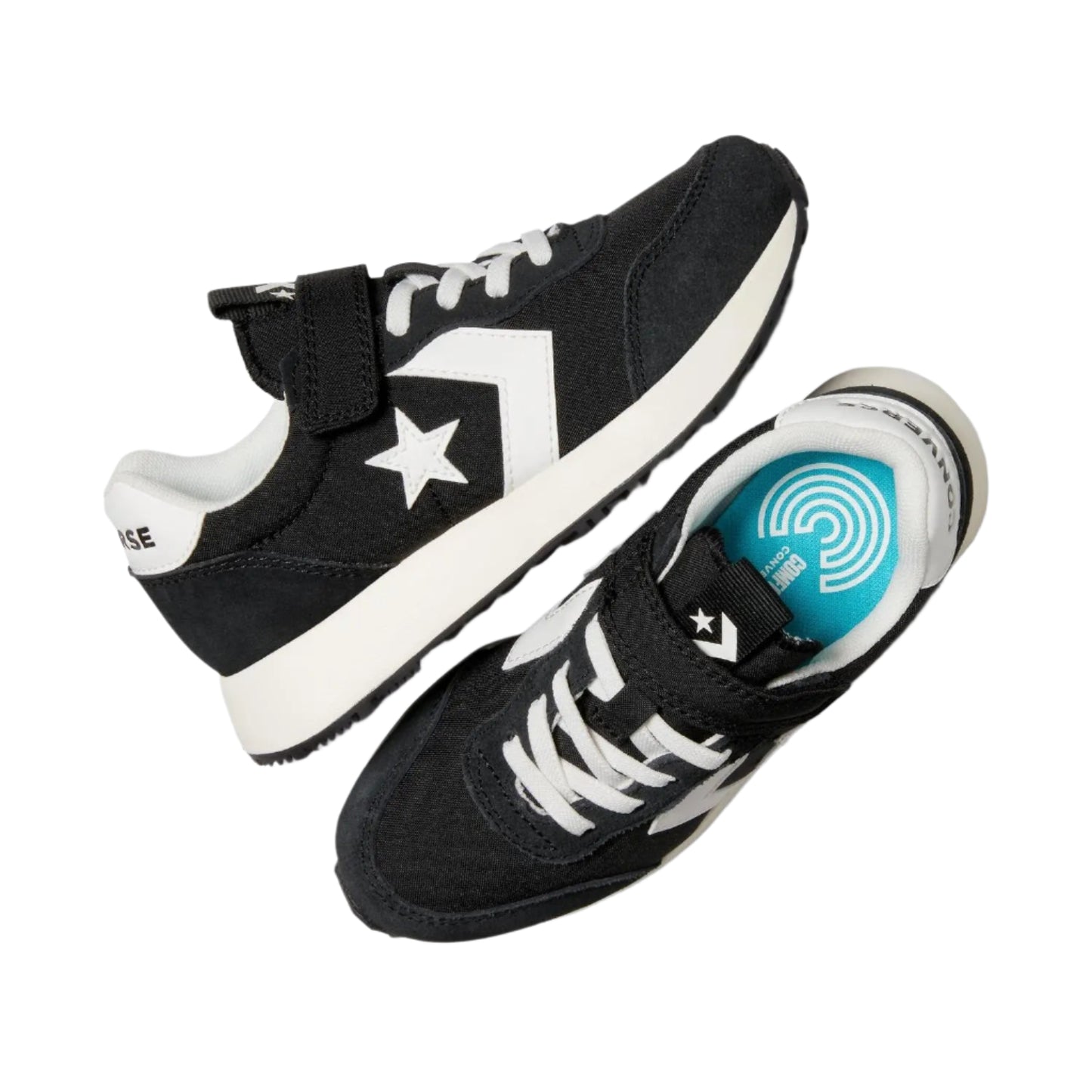 CONVERSE Omega Trainer Youth Low Shoe - Black/White/Egret