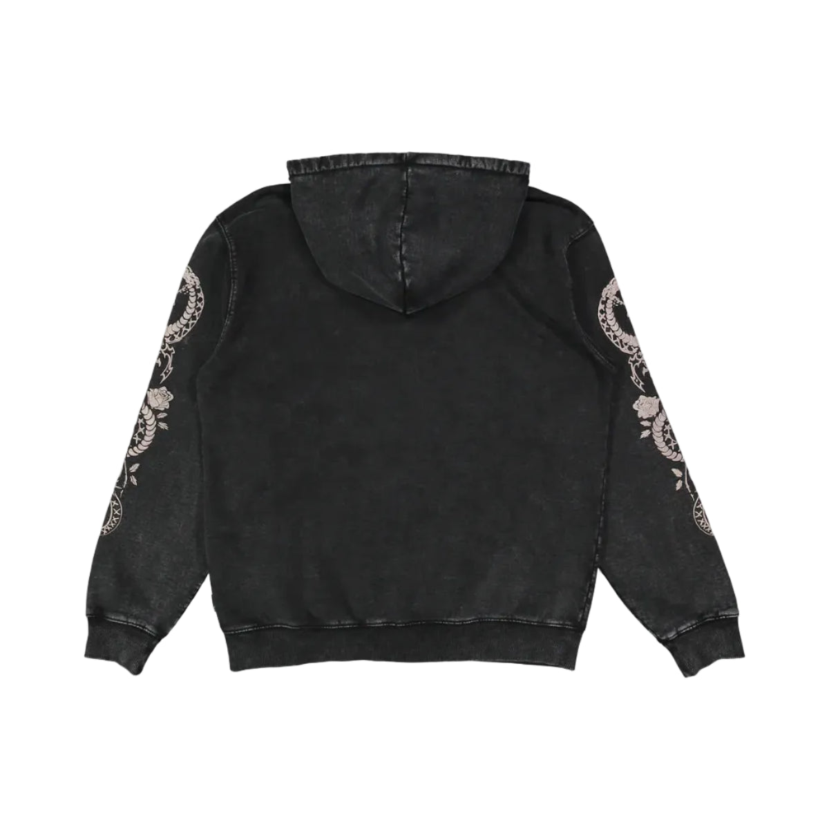 VOLCOM Die By The Stone Mens Zip Thru Hoodie - Light Acid Black