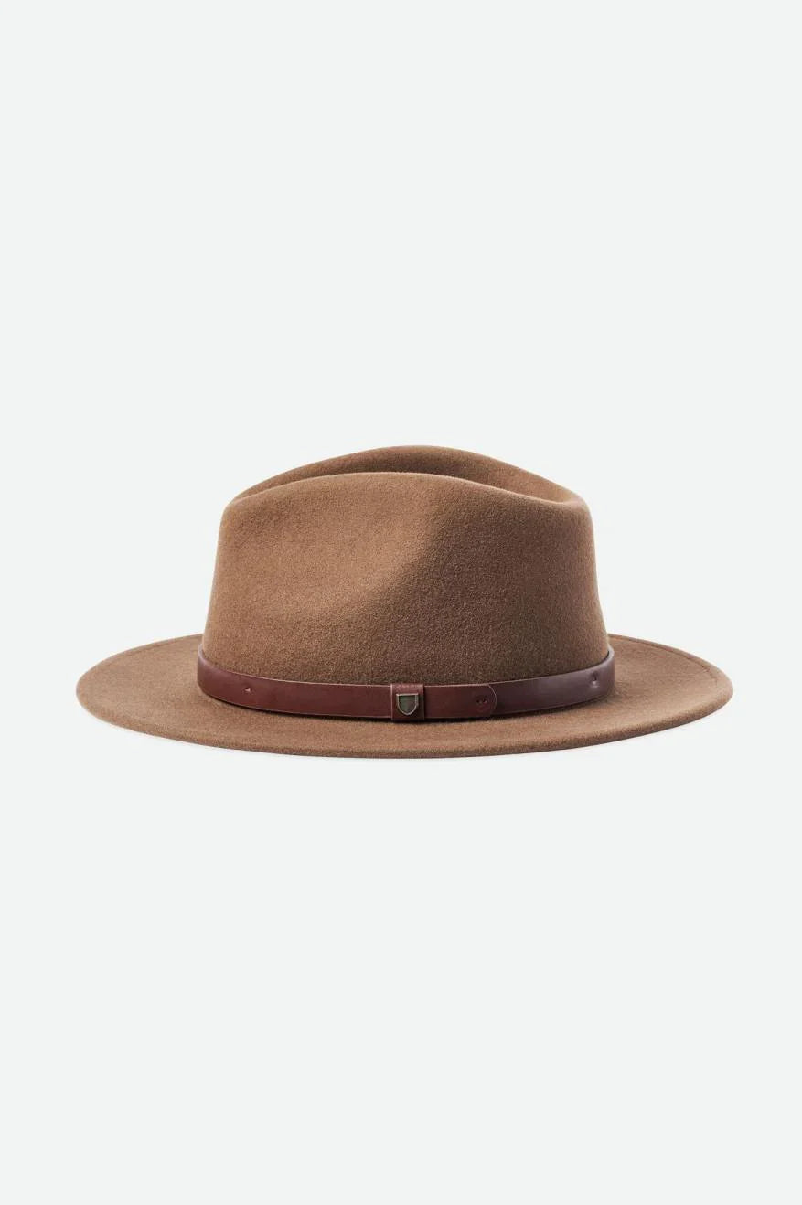 BRIXTON Messer Fedora - Dark Earth