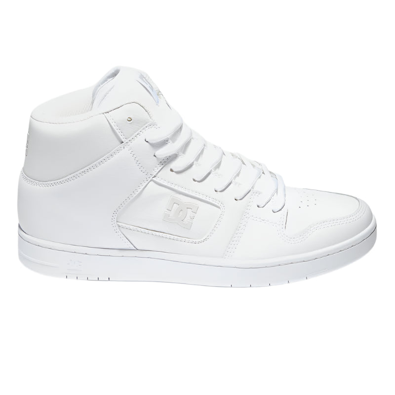 DC Manteca 4 Hi Mens Shoe - White/White/Battleship