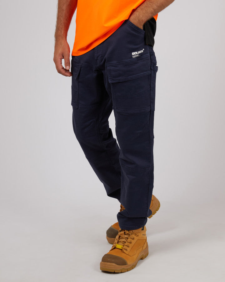 ST GOLIATH APW Non Cuffed Mens Pants - Navy