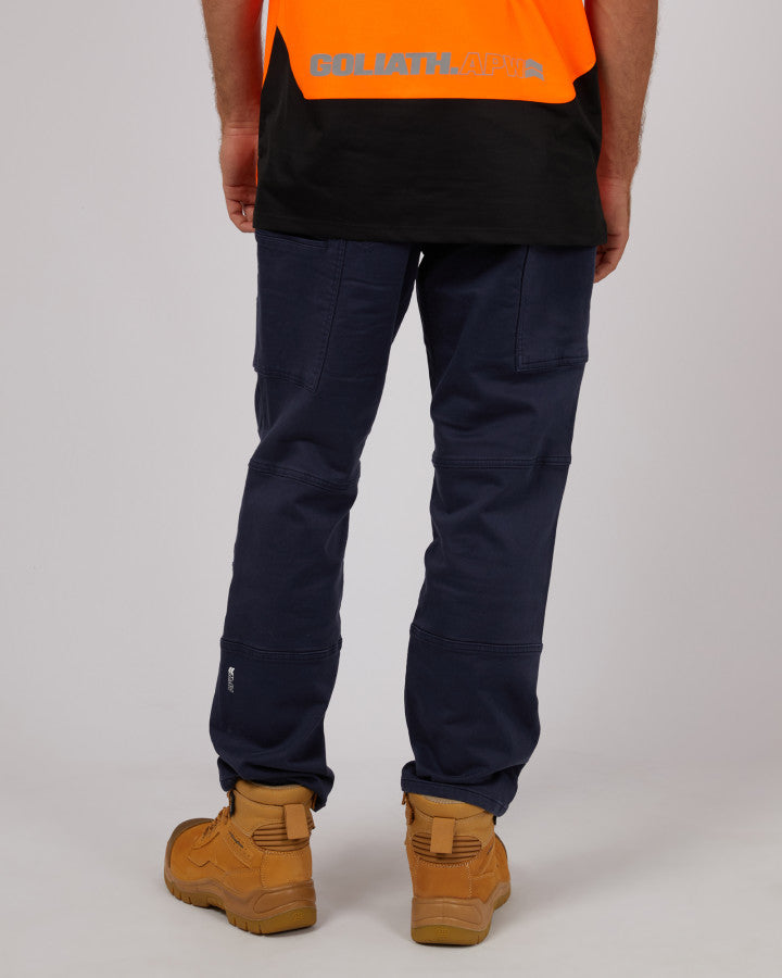 ST GOLIATH APW Non Cuffed Mens Pants - Navy