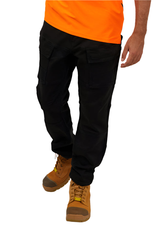 ST GOLIATH APW Non Cuffed Mens Pants - Black