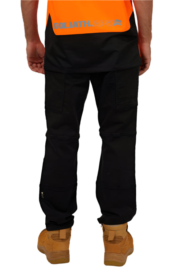 ST GOLIATH APW Non Cuffed Mens Pants - Black