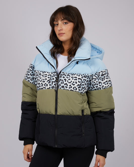 ALL ABOUT EVE Blizzard Panel Womens Puffer Jacket - Black