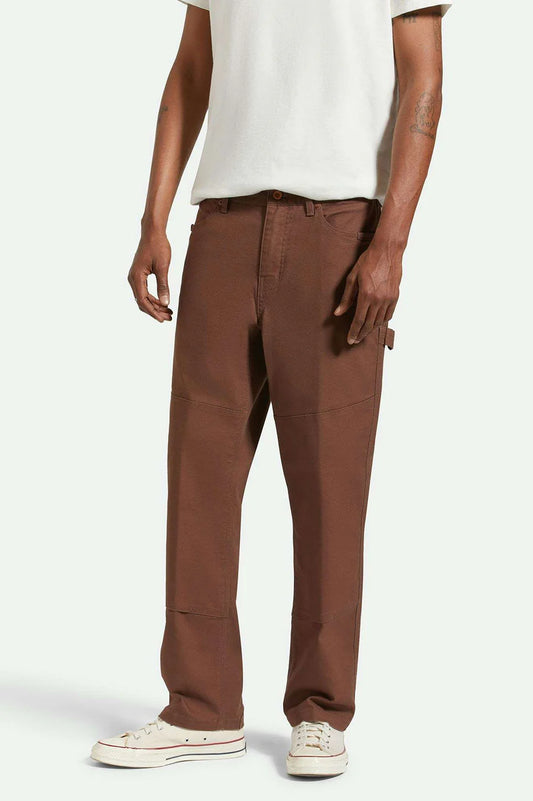 BRIXTON Builders Carpenter Pant - Pinecone Brown